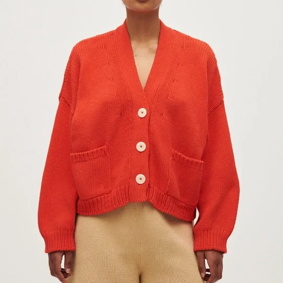 Babaa cardigan no22 summer flame